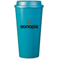 16 Oz. Aqua Plastic Cup2Go Cup